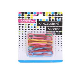 Sponka kancelářská barevná 20 ks, 50 mm