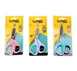 Nůžky barevné 17,5 cm, 3 druhy