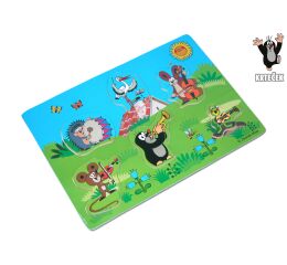 Vkládačka kapela dřevěná Krtek 29,5x21 cm