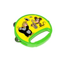 Dětská tamburína Krtek 18 cm