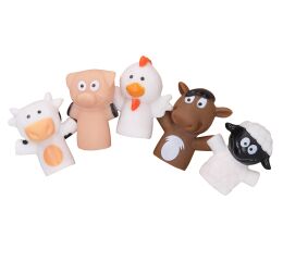 Zvířátka na prsty 5 cm 5 ks