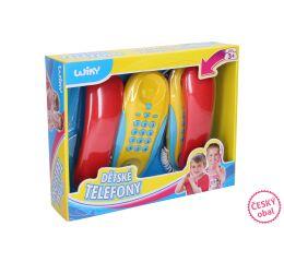 Dětské drátové telefony - Český obal