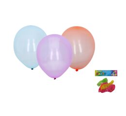 Balónek nafukovací 25cm - sada 6ks, krystalové