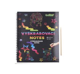 Vyškrabovací notes 28x21, 10listů
