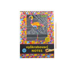 Vyškrabovací notes 14x20cm / 10 listů