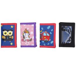 Peněženka 12,5x25 cm MIX suchý zip