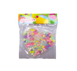 Korálky set 55g - Srdce