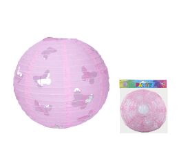 Lampion koule 30 cm - Motýl