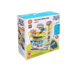 Garáž patrová s výtahem 6 aut 30x13x34 cm