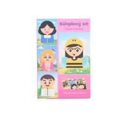 Kreativní set nálepky 21x14 cm - Obličej