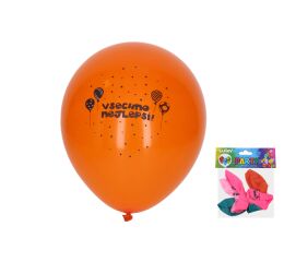 Balónek nafukovací 30 cm - sada 5ks, Všechno nejlepší