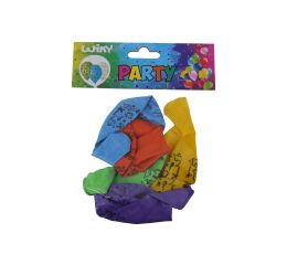 Balónek nafukovací 30 cm - sada 5ks, Dinosauři