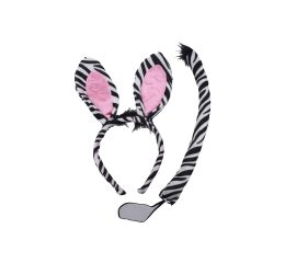 Set karneval - čelenka zebra