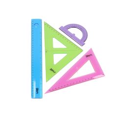 Geometrická sada barevná