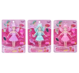 Panenka víla s doplňky 16 cm