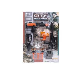 Policejní set se zbraní na šipky 42 cm