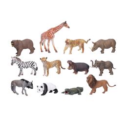 Zvířátko figurka savana 13 cm