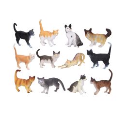 Zvířátko figurka kočka 12 cm