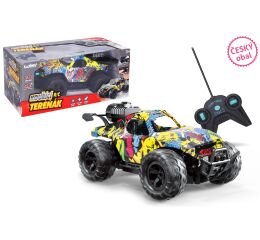 Auto kouřící teréňák RC na dálkové ovládání 24 cm - český obal