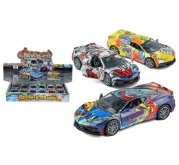 Auto kovové na zpětné natažení 12 cm