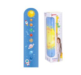 Dětský metr na zeď pěnový vesmír 120 cm