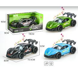 Auto závodní s efekty 16 cm