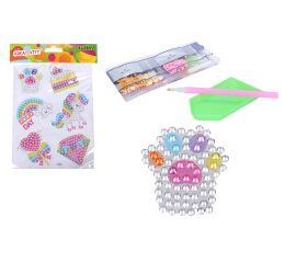 Kreativní set diamond nálepky s kamínky MIX