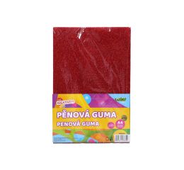 Pěnová guma A4 20x30 cm glitter, samolepící 10 ks