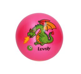 Míč gumový nenafouknutý drak 22 cm