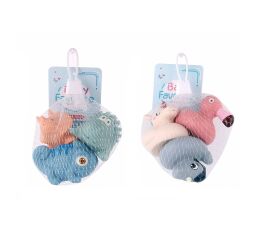 Zvířátka do vany gumové set 3 ks 6 cm