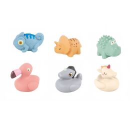 Zvířátka do vany gumové set 3 ks 6 cm