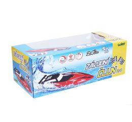 Závodní člun RC na dálkové ovládání 33 cm - český obal