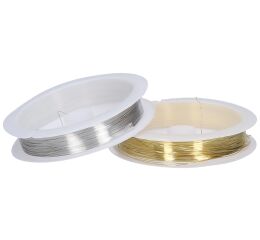 Drátek na korálky 0,3 mm, 14m