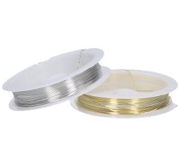 Drátek na korálky 0,6 mm, 4m