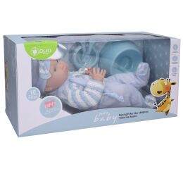 Miminko v overalu modré 40 cm