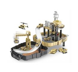 Vojenská stanice se 2 auty v batohu