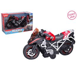 Motorka šroubovací s efekty červená 20 cm - český obal