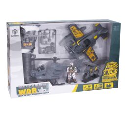 Vojenský set s letadlem 21cm
