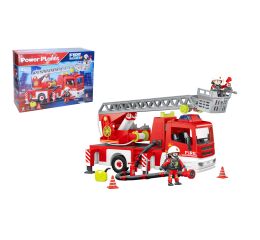 Hasičské auto s žebříkem stavebnice 40 cm