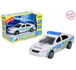 Auto policejní s efekty 15,5 cm - český obal