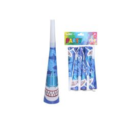 Párty trumpetky ŽRALOK 20 cm, 6 ks