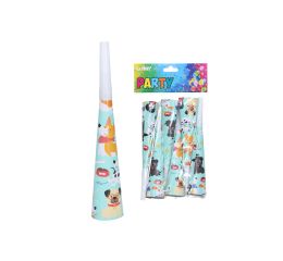 Párty trumpetky PES 20 cm, 6 ks