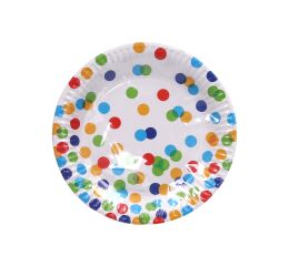 Párty tácky TEČKY 23 cm, 6 ks