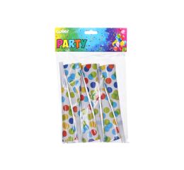 Párty trumpekty TEČKY 20 cm, 6 ks