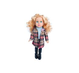 Panenka s kabátem a zvukovými efekty 48 cm