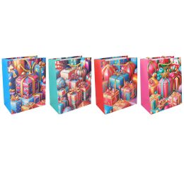 Dárková taška M 26x32x10 cm VÁNOCE