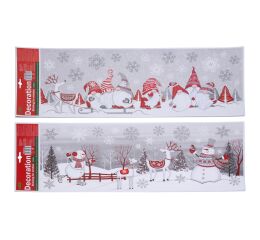 Dekorace okenní 59,5x21 cm VÁNOCE