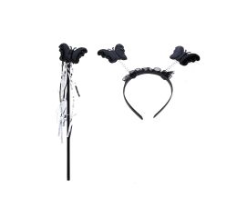 Set karneval - motýl černý