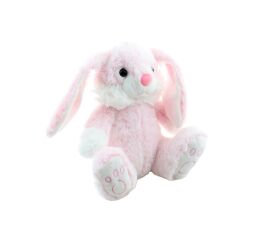 Králík plyšový růžový 23 cm