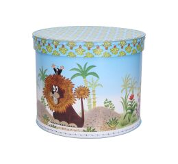 Krtek krabice kruhová Krtek a lev 25cm